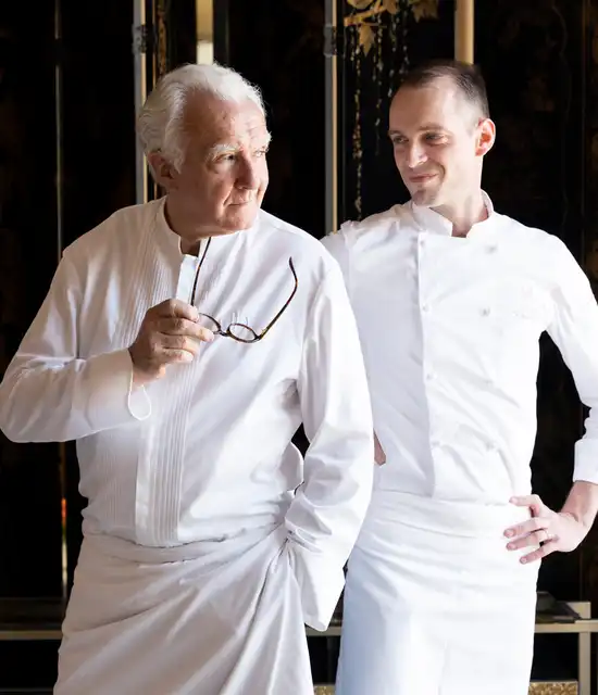 Emmanuel Pilon Chef at the restaurant Le Louis XV Alain Ducasse